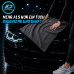 EASYDRY XXL 100x60cm Trockentuch Mikrofasertuch single sided black – Bild 3